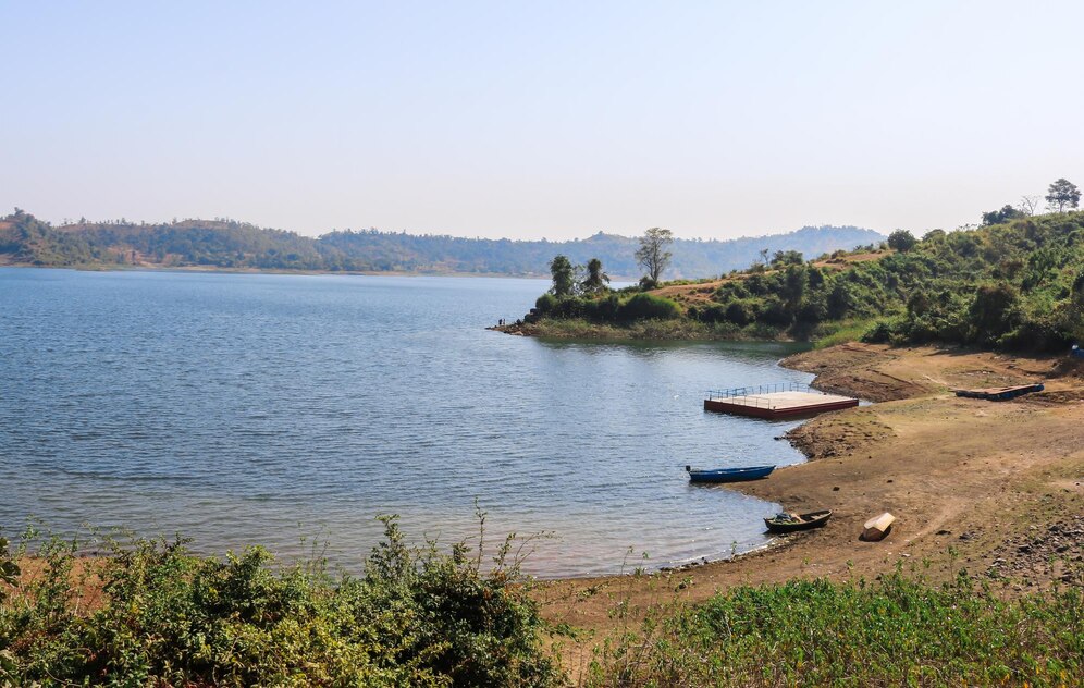 scenic-view-lake-against-clear-sky scenic-view-lake-against-clear-sky